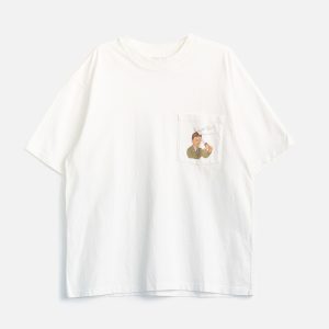 T-Shirt Crop Samurai - Bianco